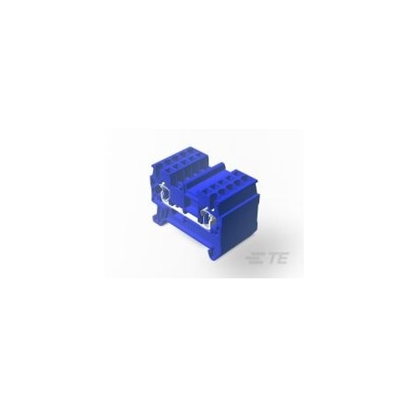 Te Connectivity Terminal Block, 20 A, 600 V AC, 12 AWG 2271555-2